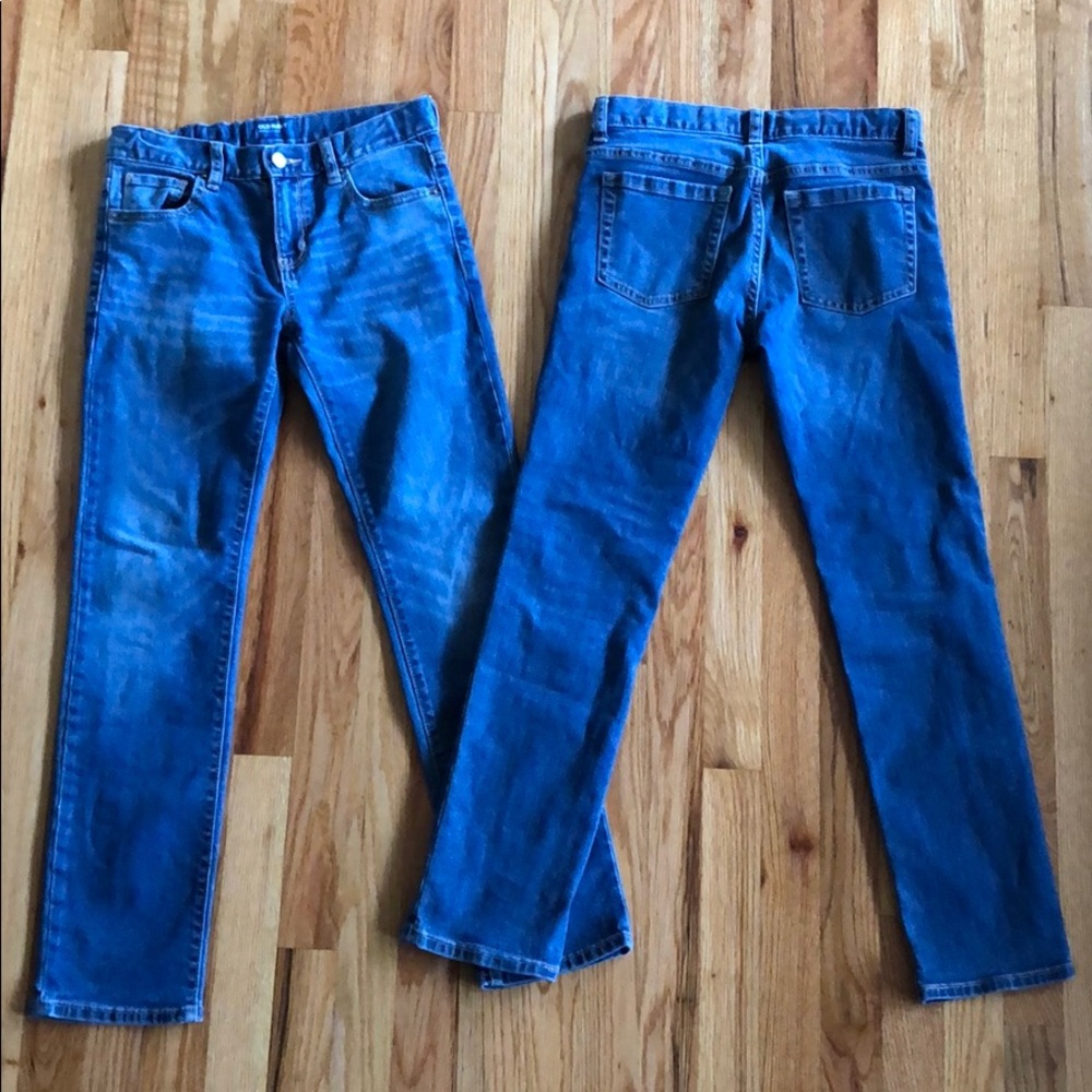 Boys blue jeans.